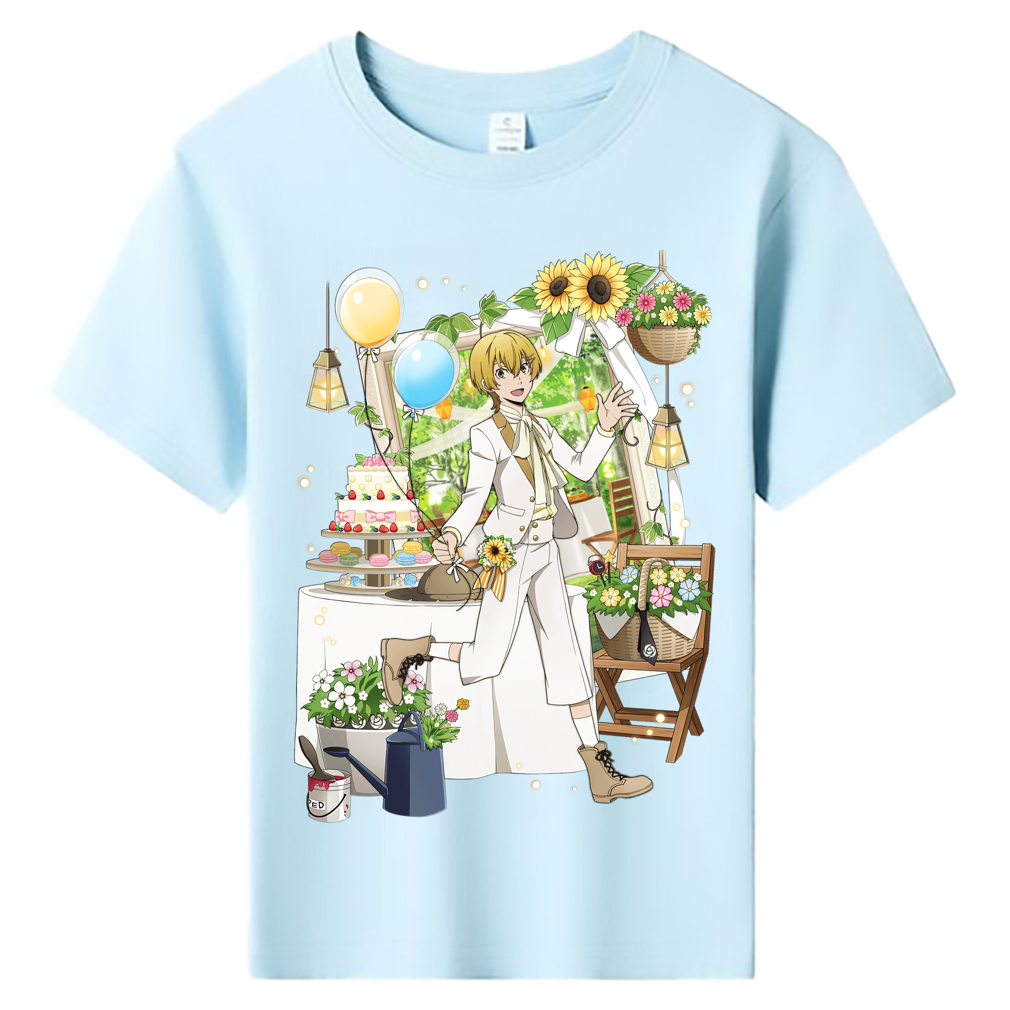 （画像用） 文豪ストレイドッグス Bungo Stray Dogs 綿100％キッズTシャツ（フロントプリント）